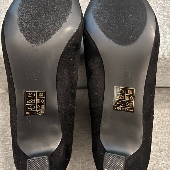 Journee Collection Elitta Pointed Toe Dress Booties - Size 11 - Picture 4 of 4